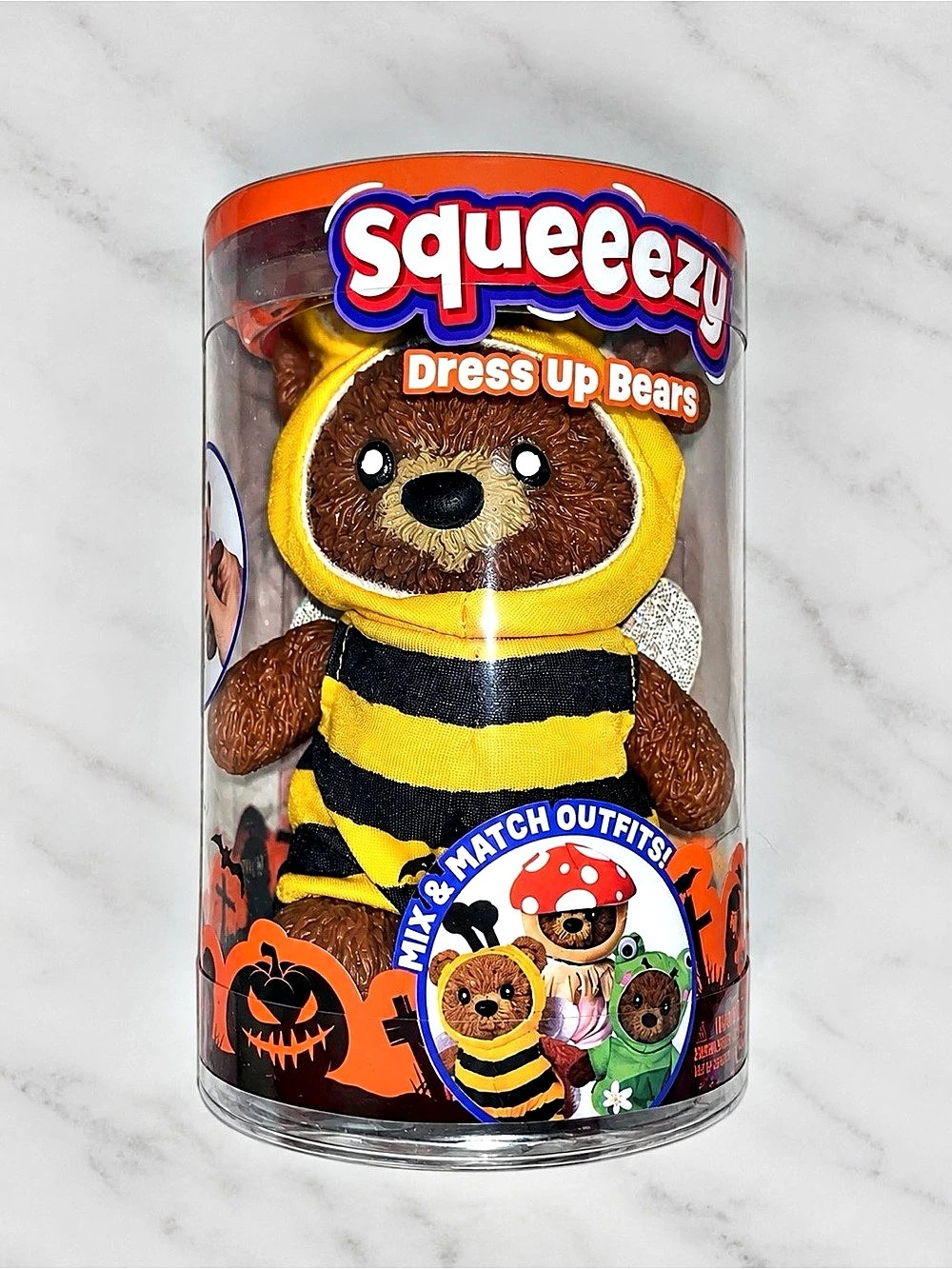 Squeeezy Dress Up Bears Bear Bee Plush